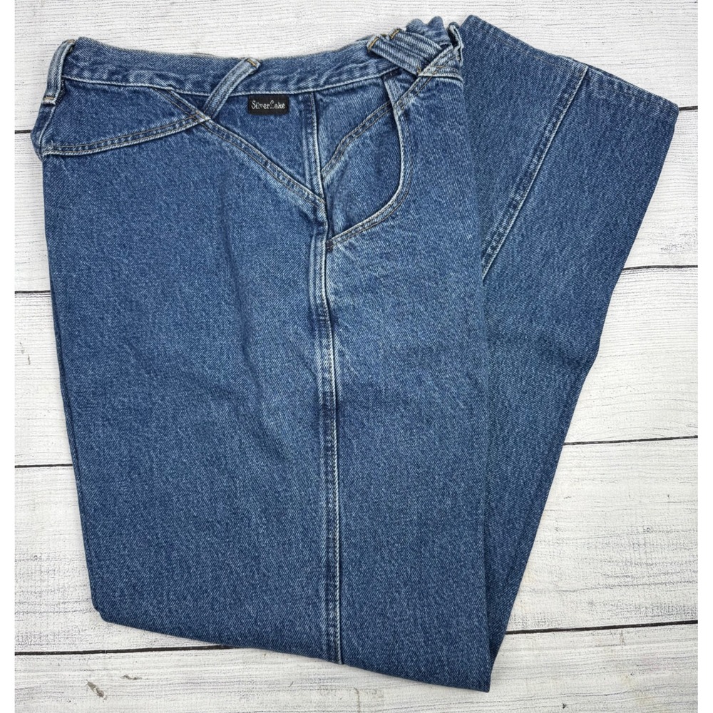 Wrangler SilverLake 90s Jeans‎ Womens 11/12x36 Fits 30x27 Western Bareback Pants